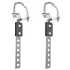 2 Pcs Heavy Duty Exhaust Hangers, Flexible Swivel Muffler Hanger