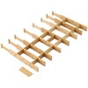 Bamboo Drawer Dividers with Inserts kitchen drawer organizer Adjustable Expandable