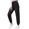 SANGTREE Women's Cargo Pants Elastic Waist Drawstring Casual Tapered Jogger