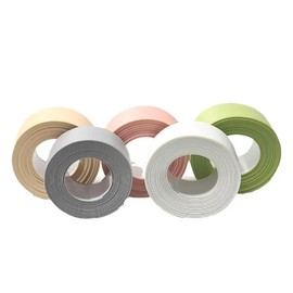 Caulk Tape Self Adhesive，Shower Bathtub ，Bathroom Sink，Toilet Edge Protector，Protector with Sealing Tool （Size: 125.98 * 2.36 inches）.