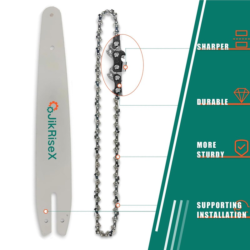 12 Inch Chainsaw Chains and Guide Bar Replacement for Stihl