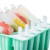 Ice Cream Mould 10 Grids Food Grade Silicone Non Stick