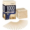 Artlicious 1000 Pcs Wood Craft Sticks, Popsicle Sticks for Crafts,