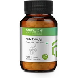 Generic M'ERLION Naturals Shatavari | Asparagus racemosus | Women's Health | Promotes Lactation | Hormonal Balance | Improves Conception | Boosts Vitality (120 Tablets)
