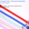 FUNAT Rhinestone Cat Collar with Bell, Microfiber Soft and Comfortable
