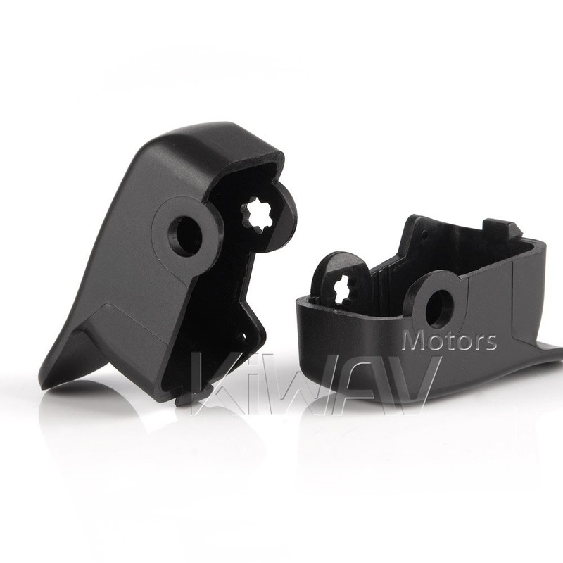 KiWAV ターンシグナル スイッチ エクステンション キャップ 黒 ウインカー スイッチ ハーレーダビッドソン OEM#71500179に適合する