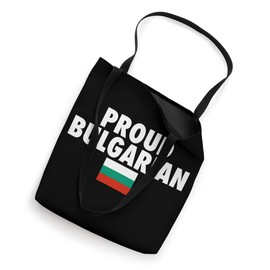 Proud Bulgarian Bulgaria Flag Tote Bag