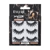 Eylure Jasmine Brown Jaybee, Multi Pack, Reusable, Adhesive Included, 3
