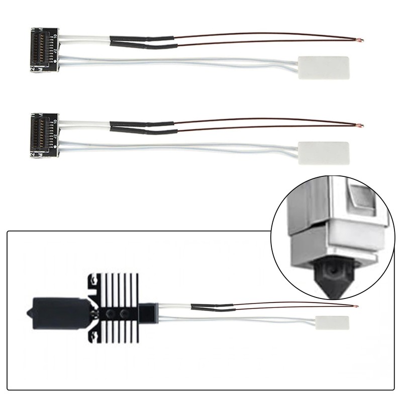 Pack of 2 3D Printer Accessories P1P/P1S, 24V 48W Ceramic