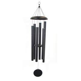 Corinthian Bells 44-inch Windchime, Black