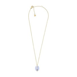 Skagen SKJ1578710 Sea Glass Necklace for Women Total Length: 40 cm + 5 cm Gold Stainless Steel Necklace, Stainless Steel, No Gemstone