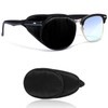 DELUXEFOX Single Eyepatch, For Glasses, Silk Eyepatch Glasses, For Both