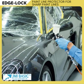 Yellow Painters Tape for Car Paint - Assorted Size Multi Pack 44 Yard - No Residue Automotive Masking Tape for Automotive Paint - Heat Resistant for Paint Booth (1/2 x 1 x 2 Inch - 6 Roll)