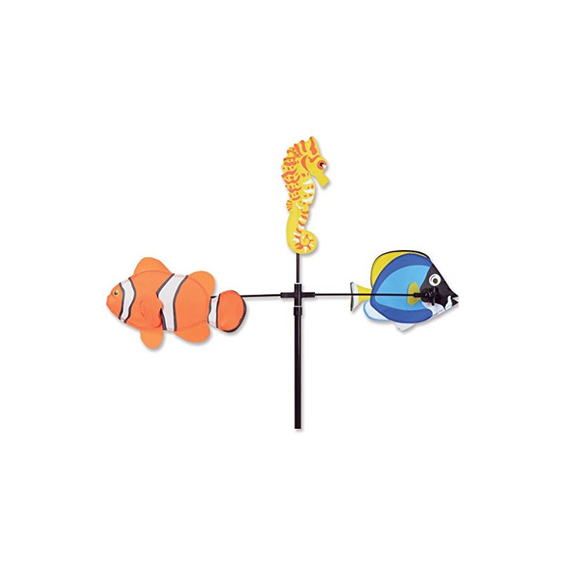 Premier Kites Single Carousel Wind Spinner - Fish