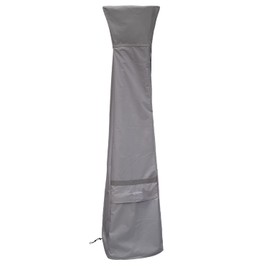 PATIOASIS Ouside Heater Cover Waterproof, Standing Patio Heater Covers with Zipper 89 inch High Waterproof UV-Resistant 600D Ripproof Fire Sense Outdoor Heater Cover