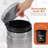 Autumn Alley Galvanized Metal Pedal Waste Bin | 5L, 1.3