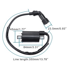 GOOFIT Racing Ignition Coil Plug Replacement for YFM700 700 700R YFM700R YFM 660 2006 2007 2008 XV250 Virago VStar 250