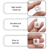 Pack of 2 Replacement Nut Screws in White, Replacement Parts,