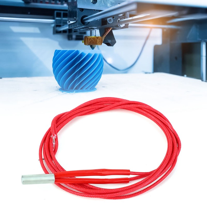 5Pcs 3D Printer Electric Heating Pipe Single Ended Heater Tube