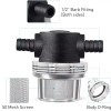 Dreyoo Water Pump Strainer, 3/8 Inch Hose Barb In-Line Strainer