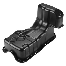 A-Premium Engine Oil Pan Sump with Drain Plug Compatible with Nissan Pathfinder 1987-1995, Pickup 1995-1995, V6 3.0L