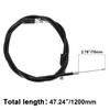 RUTU 7/8'' 22mm Thumb Throttle Cable Accelerator Handle Assembly for