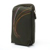 DFVmobile - Multi-Functional Vertical Stripes Pouch Bag Case Zipper Closing