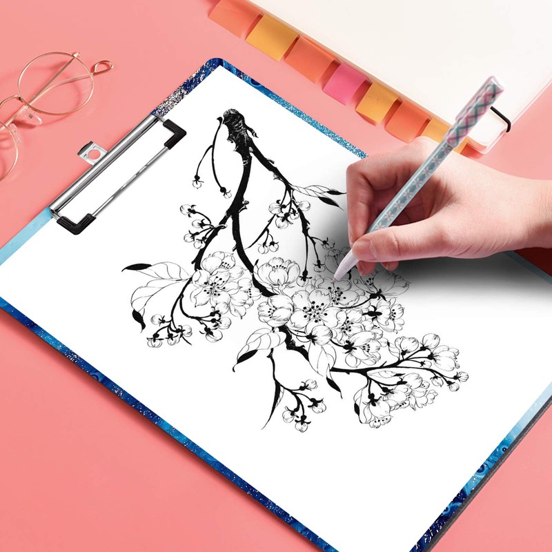A4 Letter Size Clipboard Epoxy Resin DIY Casting Soft Silicone