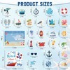27PCS Cruise Door Decorations Magnetic, Cute Nautical Cruise Door Magnets