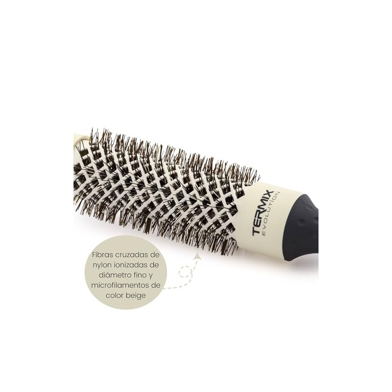 Termix Evolution Soft Ø17, Cepillo Redondo Profesional para Cabello Fino