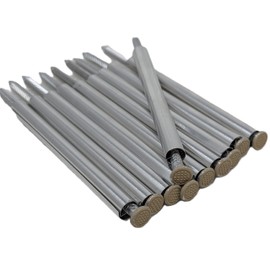 Generic Heavy Duty 7"" Clay Colored Brown Aluminum Gutter Spikes and Ferrules - 10 Pack, 785854127119