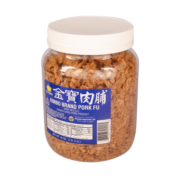 Kimbo, Pork Fu (Cooked Dried Pork), 18 oz