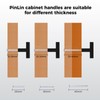 PinLin 10 Pack Kitchen Cabinet Door Handles Stainless Steel Bedroom