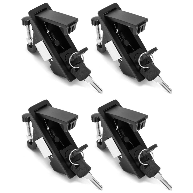 QWORK Large Lever Hand Operated Compression Latch, 4 Pack Hand