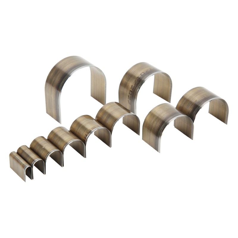 10 Pcs Leather Cutting Mold Hand Made DIY Semi Circular
