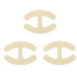 uxcell Bra Shoulder Strap Clips Buckles Bra Strap Anti-Slip Buckles Straps for Women Skin Color-1 H Shape