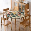 LFDSPYJE Round Tablecloth Vine Table Cloth Round Fitted Tablecloth Waterproof