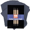 PSLER 100 Sheets Carbon Paper Sheets, Carbon Transfer Paper with