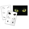UMR-Design AS-146 Cat Eyes Airbrush Stencil Step by Step Size