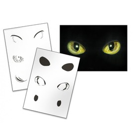 UMR-Design AS-146 Cat Eyes Airbrush Stencil Step by Step Size M