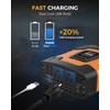 Ampeak 750W Power Inverter 4.8A Dual USB Ports 2 AC