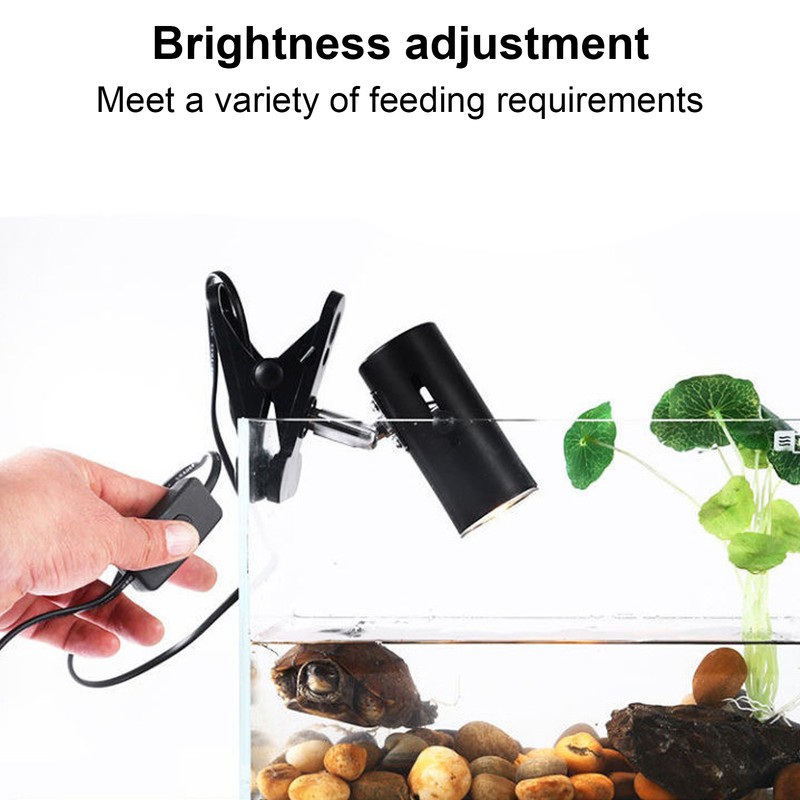 Reptile Heat Lamp UVA Full Spectrum Adjustable Brightness Temp Climbing