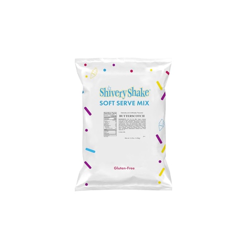 Shivery Shake Butterscotch Soft Serve Ice Cream Mix