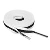 [Allegra K] Striped Canvas Shoelaces, Flat Laces, Flat Laces, Wide