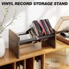 5Rcom Record Player Stand with Vinyl Storage Shelf, Wooden Record