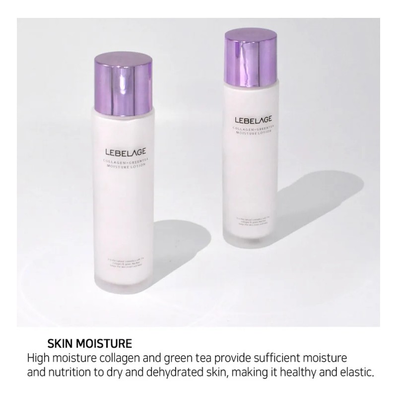 Emulsion Coreana Antiarrugas De Colageno Y T Verde (2pz) Mixta