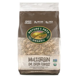 Nature's Path Organic Multigrain Oat Bran Flakes Cereal, 32 oz (Pack of 1), Non-GMO, Earth Friendly Packaging