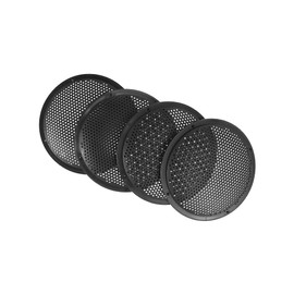 Motoforti 8 Inch Universal Speaker Grills Cover Mesh Guard Protective Case Black - Pack of 4 Long-Lasting
