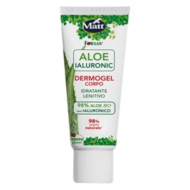 La Herboristica Forsan - Body Dermogel Aloe Ialuronic - Moisturising Body Gel with Multiactive Soothing Effect, with Organic Aloe Vera and Natural Hyaluronic Acid - 200 ml