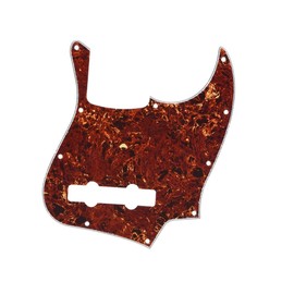 kaish Brown Turtle 5-String Jazz J Bass Pickguard Pickguard for USA/Mexican J Bass